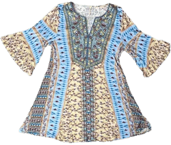 Soft Surroundings Fifi Embroidered Tunic Shirt