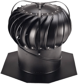 Lomanco Aluminum Externally Braced Whirlybird Wind Turbine