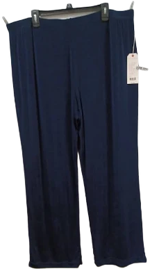 French Laundry Navy Blue Pull-on Straight Leg Pants
