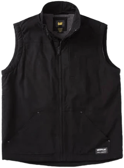 CAT WORKWEAR Men's Sherpa Lined Cotton Vest