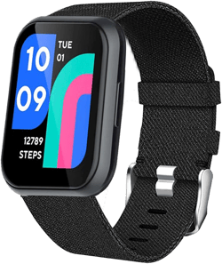 Compatible for Wyze Watch 47mm Band, Breathable Nylon Woven Fabric Replacement Accessory Strap Compatible for Wyze Watch 47mm Smartwatch
