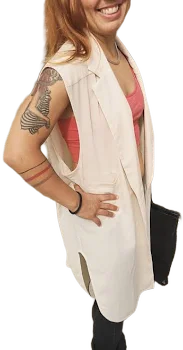 Long Sleeveless Vest