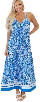 Sunset Soiree Floral Maxi Dress