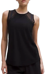 Lululemon Women's Sculpt Tank Top with Lace Trim