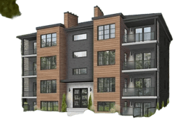 Architectural Designs 8-Unit Apartment Complex with Balconies