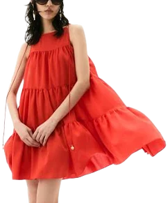 H&M Ladies Tiered A-Line Dress