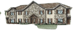 Small Apartment Complex Plan #153-1137