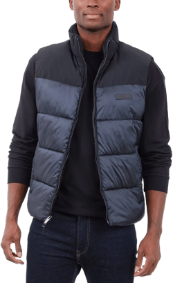 Michael Kors Men's Heavyweight Quilted Puffer Vest