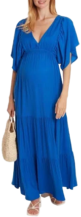 Claudette Maternity Maxi Dress