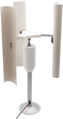 DIY Vertical Axis Wind Turbine Model Wind Power Generator, Three-Phase Permanent Magnet Generator Windmill Toy Night Light Making (Type A)