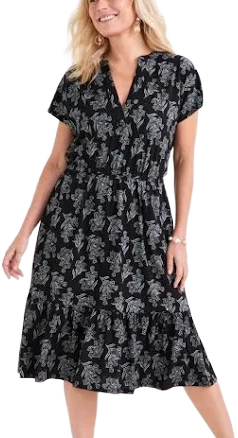 Style & Co Women's. Petite Floral-print Midi Dress
