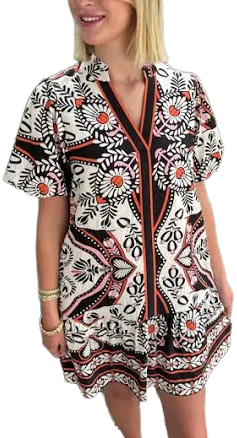 Krista Printed Dress