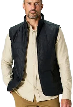 Flint and Tinder Men's York Quilted Waxed Vest