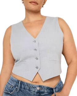 Good American Women's Suiting Vest