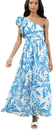 Sugarlips Polly Floral Ruffle Maxi Dress