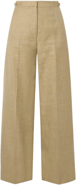 Gabriela Hearst Women's Vesta Pleated Wool Silk Straight-Leg Pants