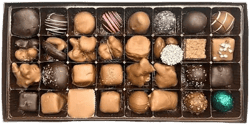 Milk and Dark Chocolate Gift Box Assortment | Bedford Candies 16 OUNCE