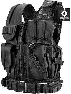 Barska Loaded Gear Plus Size Tactical Vest VX-200 BI13196