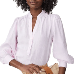 J.McLaughlin Women's Rashell Linen Blouse