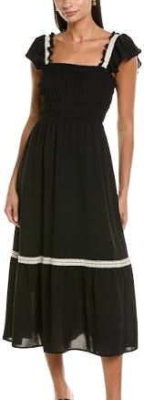 Ruffle Midi Dress