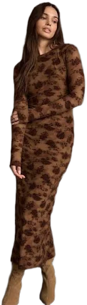 12th Tribe Women's Floral Maxi Dress