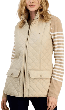 Tommy Hilfiger Women's Quilted Zip Front Vest