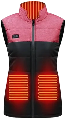 Heated Vest with 9 Heating Zone