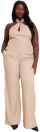 Plus Clay Tailored Straight Leg Pants