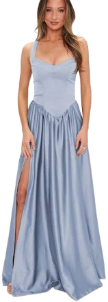 Show Me Your Mumu Abigail Luxe Satin Maxi Dress