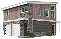 Architectural Designs Contemporary 1-Bed Garage