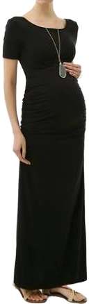 Glow & Grow Women's Maternity Lace Trim Colorblock Dress