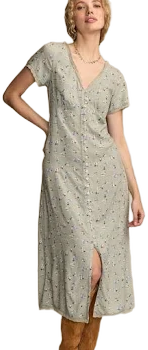 Lucky Brand Simone Floral Midi Dress