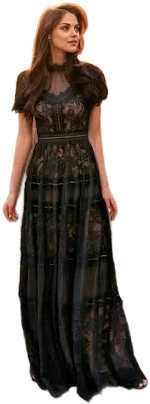 Lace Evening Dress