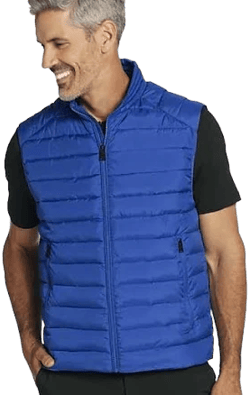 ONLINE Big Men's Packable Faux Down Vest