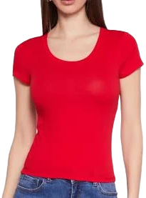 Women's Basic Crew Neck Top