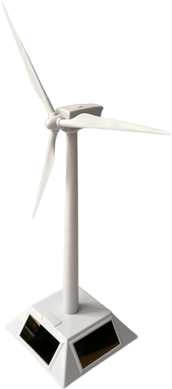 Lifyn2 Wind Turbine Generator kit Mini Solar Driving Wind Turbine Model Mini Solar Toy Mini Wind Turbine Generator Model Solar Powered Windmill Wind Turbine