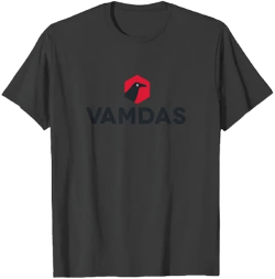 Vamdas Men's Logo Vert T-Shirt