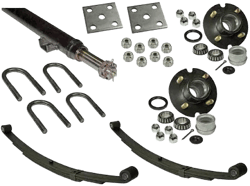 2,200 lb. Straight Axle Assembly