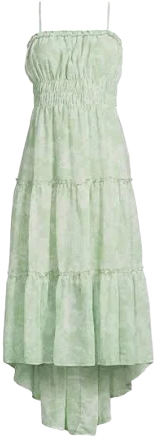 No Boundaries Ruffle High Low Dress
