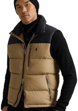 Ralph Lauren Men's Gorham Color-Blocked Down Vest