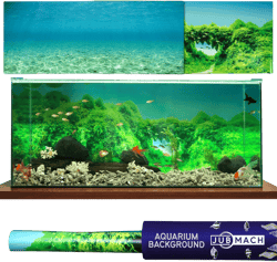 Premium Aquarium Background 50 Gallon Fish Tank Background | 16 x 40 inches | Durable, Thick & Tear Resistant + Easy Install