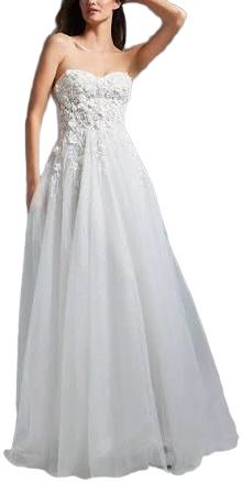 Jovani Applique Bridal Gown