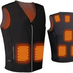 Smart Heated Vest with Battery Pack