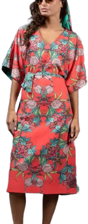 Crocus Floral Print Tunic Dress
