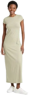 Women's Short Sleeve Knit Maxi Dress A New Day