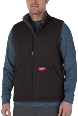 Milwaukee Men's Heavy-Duty Sherpa-Lined 5-Pockets Vest