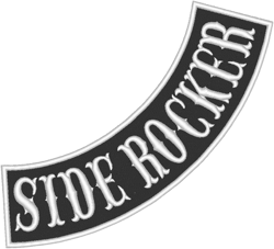 Custom Embroidered 12" Side Rocker Vest Patch Motorcycle Biker Patch Club MC