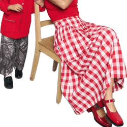Gingham Park Skirt