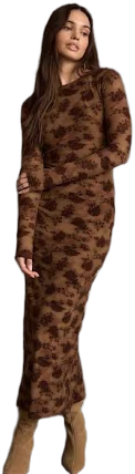 12th Tribe Women's Floral Maxi Dress