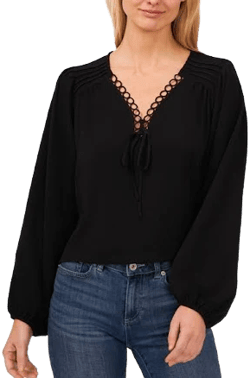 Cece Women's Pintuck Blouse